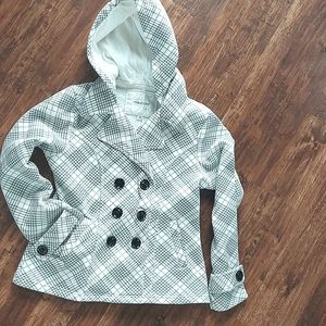 Maurice hooded pea coat sweatshirt